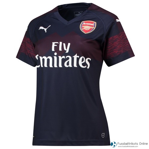 Arsenal Trikot Auswarts Damen 2018-19 Blau Marine Fussballtrikots Günstig